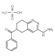 3-Hydrazino-5,6,7,8-tetrahydropyrido(4,3-c)pyridazin-6-yl-phenyl-keton picture