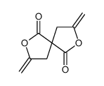 3,8-dimethylidene-2,7-dioxaspiro[4.4]nonane-1,6-dione Structure