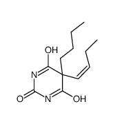 5-(1-Butenyl)-5-butyl-2,4,6(1H,3H,5H)-pyrimidinetrione Structure