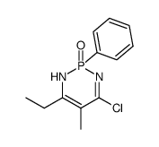 4-chloro-6-ethyl-5-methyl-2-phenyl-1(3),2-dihydro-[1,3,2]diazaphosphinine 2-oxide Structure