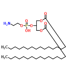 1,3-Dipalmitoyl-glycero-2-phosphoethanolamine Structure