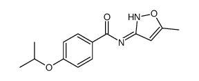 Benzamide, 4-(1-methylethoxy)-N-(5-methyl-3-isoxazolyl)- (9CI) Structure