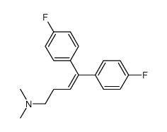 4-Dimethylamino-1,1-bis-[4-fluor-phenyl]-buten-(1)结构式