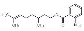 citronellyl anthranilate Structure