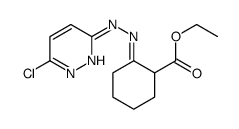 ethyl (2E)-2-[(6-chloropyridazin-3-yl)hydrazinylidene]cyclohexane-1-carboxylate Structure