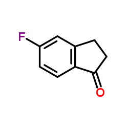 5-Fluoro-2,3-dihydro-1H-inden-1-one Structure