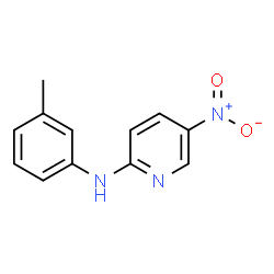 (5-nitro-pyridin-2-yl)-m-tolyl-amine Structure