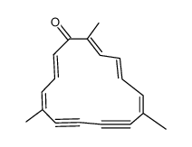 5,10,15-trimethyl-6,7,8,9-tetradehydrocyclopentadecenone结构式