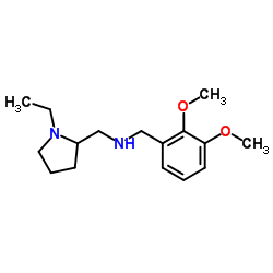 1-(2,3-Dimethoxyphenyl)-N-[(1-ethyl-2-pyrrolidinyl)methyl]methanamine Structure