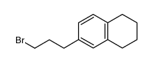 6-(3-bromopropyl)-1,2,3,4-tetrahydronaphthalene结构式