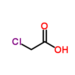 Chloroacetic acid Structure