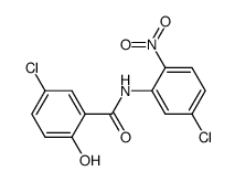 5-Chloro-N-(5-chloro-2-nitrophenyl)-2-hxdroxybenzamide结构式