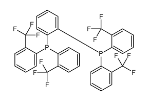 [2-bis[2-(trifluoromethyl)phenyl]phosphanylphenyl]-bis[2-(trifluoromethyl)phenyl]phosphane Structure