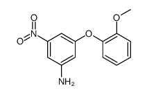 3-(2-METHOXY-PHENOXY)-5-NITRO-PHENYLAMINE结构式