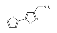 [5-(2-FURYL)ISOXAZOL-3-YL]METHYLAMINE Structure