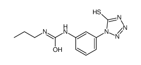 1-propyl-3-[3-(5-sulfanylidene-2H-tetrazol-1-yl)phenyl]urea结构式