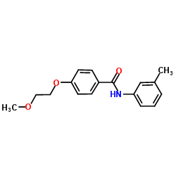 4-(2-Methoxyethoxy)-N-(3-methylphenyl)benzamide Structure