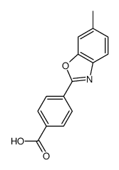 4-(6-methyl-benzooxazol-2-yl)-benzoic acid Structure