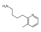 4-(3-methylpyridin-2-yl)butan-1-amine结构式