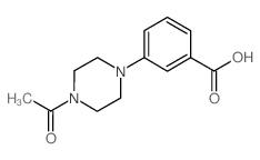 3-(4-Acetylpiperazin-1-yl)benzoic acid图片