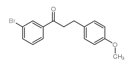 3'-BROMO-3-(4-METHOXYPHENYL)PROPIOPHENONE Structure