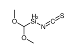 dimethoxymethyl(isothiocyanato)silane结构式