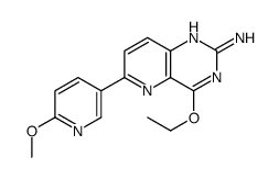 4-ethoxy-6-(6-methoxypyridin-3-yl)pyrido[3,2-d]pyrimidin-2-amine Structure