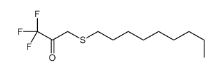 1,1,1-trifluoro-3-nonylsulfanylpropan-2-one结构式