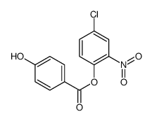 (4-chloro-2-nitrophenyl) 4-hydroxybenzoate结构式