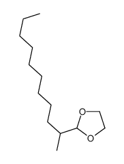 2-(1-methyldecyl)-1,3-dioxolane Structure