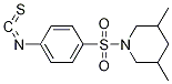 1-[(4-ISOTHIOCYANATOPHENYL)SULFONYL]-3,5-DIMETHYLPIPERIDINE structure