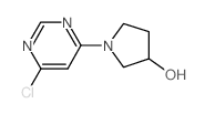 1-(6-Chloro-4-pyrimidinyl)-3-pyrrolidinol Structure