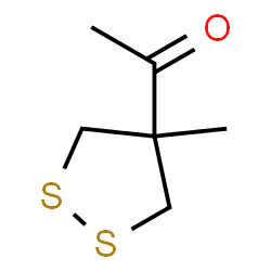 Ethanone, 1-(4-methyl-1,2-dithiolan-4-yl)- (9CI)结构式