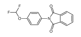 2-[4-(difluoromethoxy)phenyl]isoindole-1,3-dione Structure