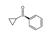 (R)-(cyclopropylsulfinyl)benzene结构式