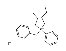 Propyl-butyl-phenyl-benzyl-phosphoniumiodid结构式