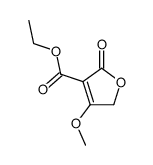 3-ethoxycarbonyl-4-methoxyfuran-2(5H)-one结构式