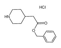 benzylpiperidin-4-yl acetate hydrochloride Structure