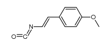 4-methoxycinnamyl isocyanate Structure