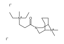 [3-(9,9-dimethyl-3-aza-9-azoniabicyclo[3.3.1]nonan-3-yl)-3-oxopropyl]-diethyl-methylazanium,diiodide结构式