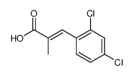 2-PROPENOIC ACID, 3-(2,4-DICHLOROPHENYL)-2-METHYL- Structure