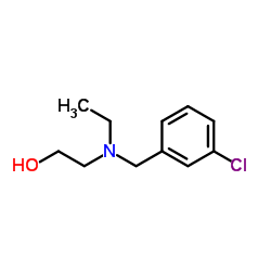 2-[(3-Chlorobenzyl)(ethyl)amino]ethanol structure