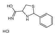 2-phenyl-1,3-thiazolidine-4-carboxamide,hydrochloride Structure