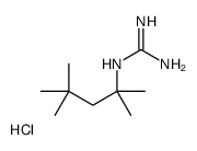 2-(2,4,4-trimethylpentan-2-yl)guanidine,hydrochloride Structure