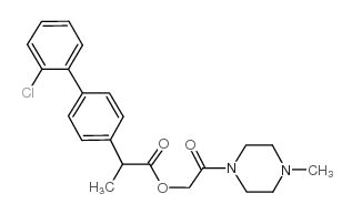 联苯洛芬结构式