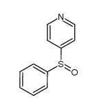 4-(phenylsulfinyl)pyridine Structure