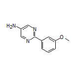5-Amino-2-(3-methoxyphenyl)pyrimidine Structure