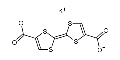 dipotassium tetrathiafulvalene-2,6(7)-dicarboxylate Structure