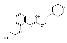 2-morpholin-4-ylethyl N-(2-ethoxyphenyl)carbamate,hydrochloride Structure