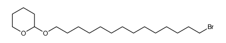 2-(14-bromotetradecoxy)oxane结构式